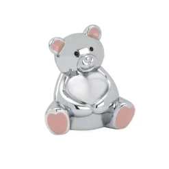NORDAHL KROM SPAREBØSSE BAMSE MED LYSERØD ØRE - 92015286288