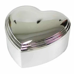 NORDAHL SMYKKESKRIN FORKROMET HJERTE 12X12 CM - 97015484472