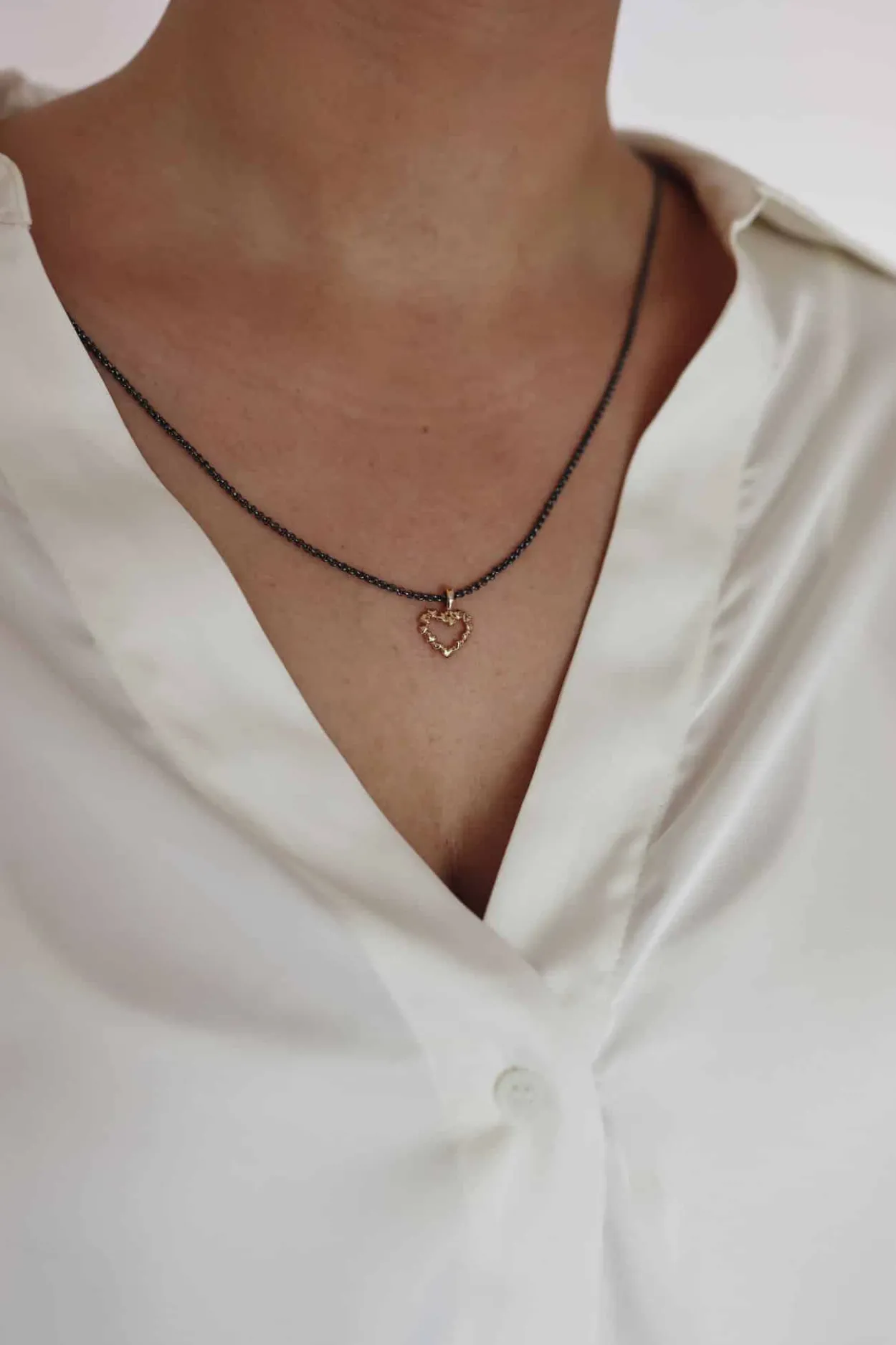 PER BORUP HEARTS 14 KARAT GULD VEDHÆNG - 1107V