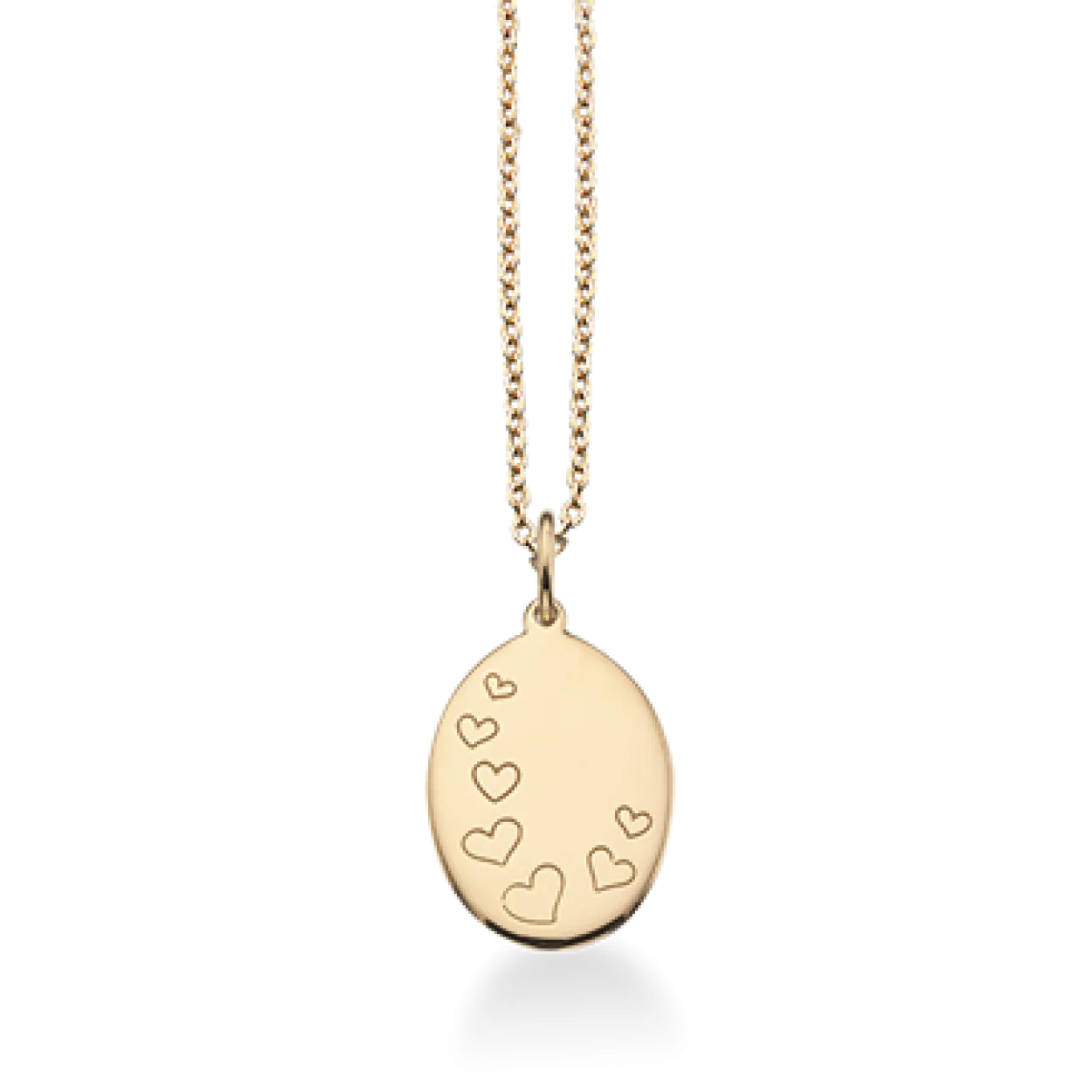 SCROUPLES AMULET HJERTE 8 KARAT GULD - 211353