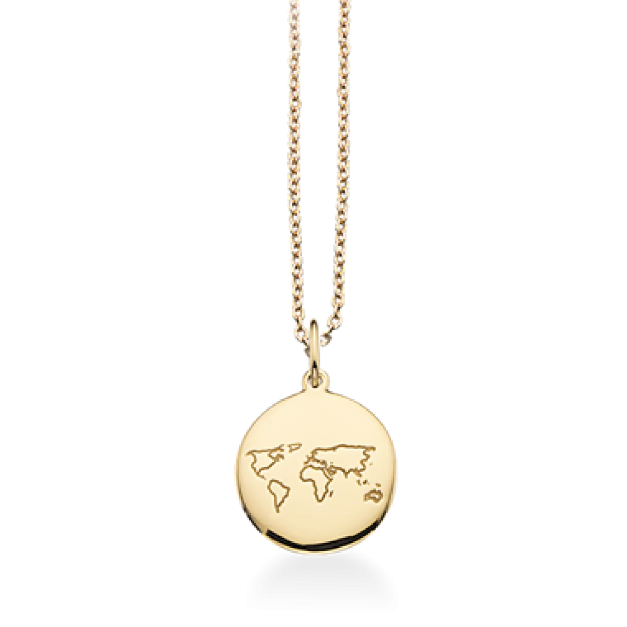 SCROUPLES AMULET VERDEN 8 KARAT GULD - 211373