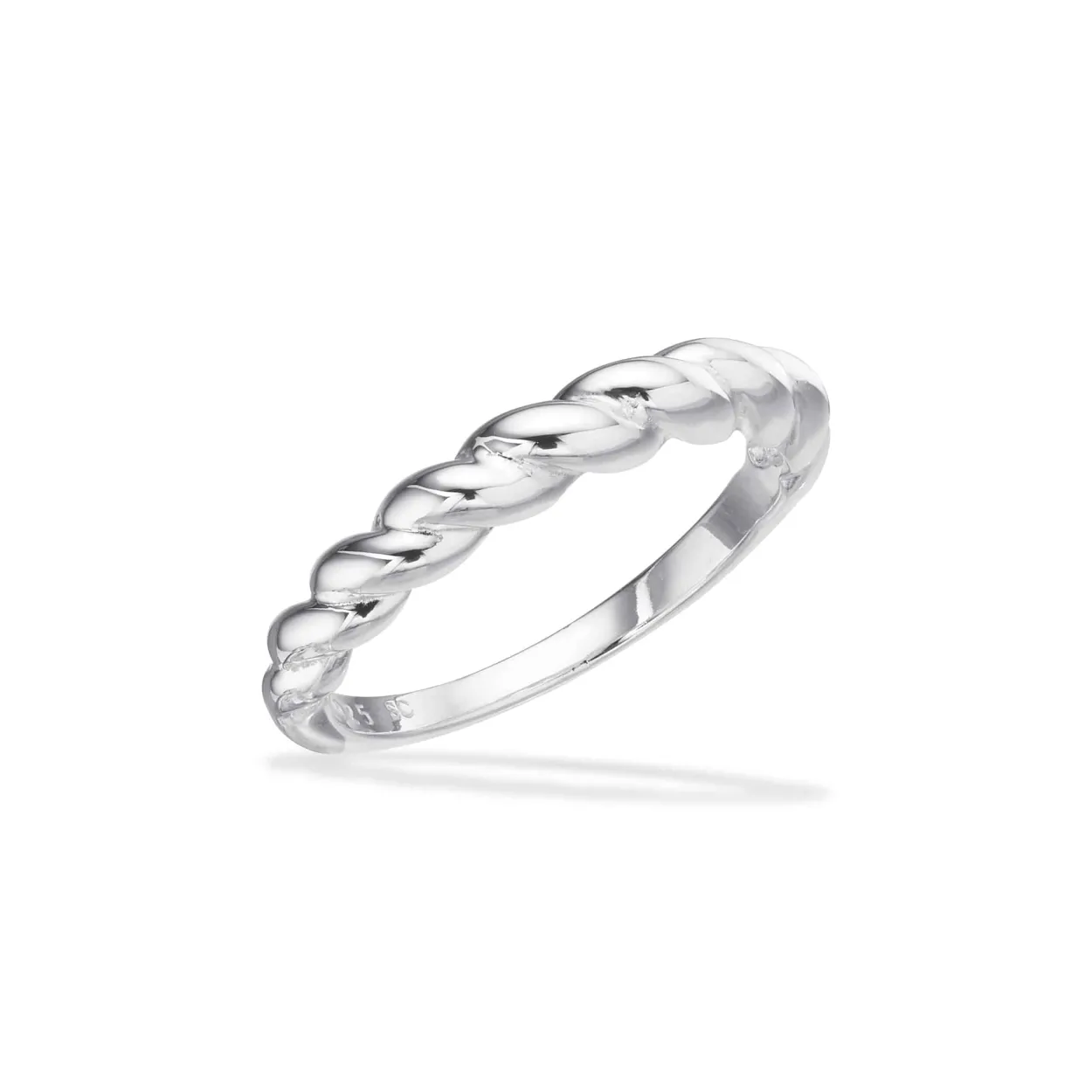 SCROUPLES PIGE RING SØLV SNOET - 729872