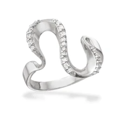SCROUPLES RING SØLV MED ZIRKONIA - 727442