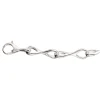 SCROUPLES SØLV HALSKÆDE COLLIER LEDDELT 42CM - 37952,42