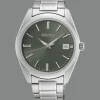 SEIKO CLASSIQUE UR HERRE MED GRØN SKIVE - SUR527P1