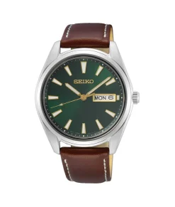 SEIKO GRØN SKIVE SAFIR GLAS - SUR449P1