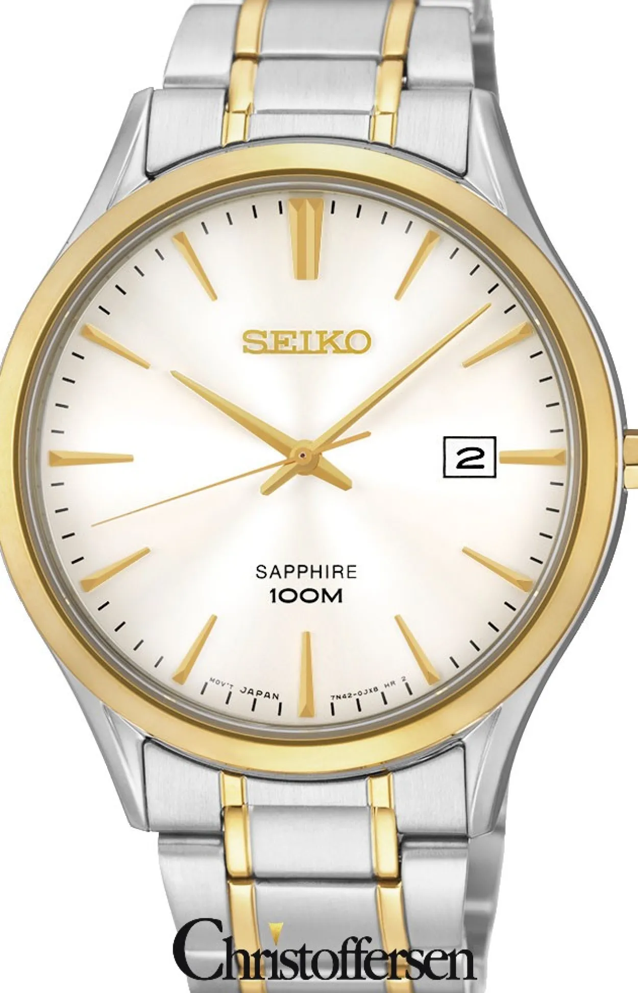SEIKO HERRE UR MIX MED LÆNKE DATO - SGEG96P1