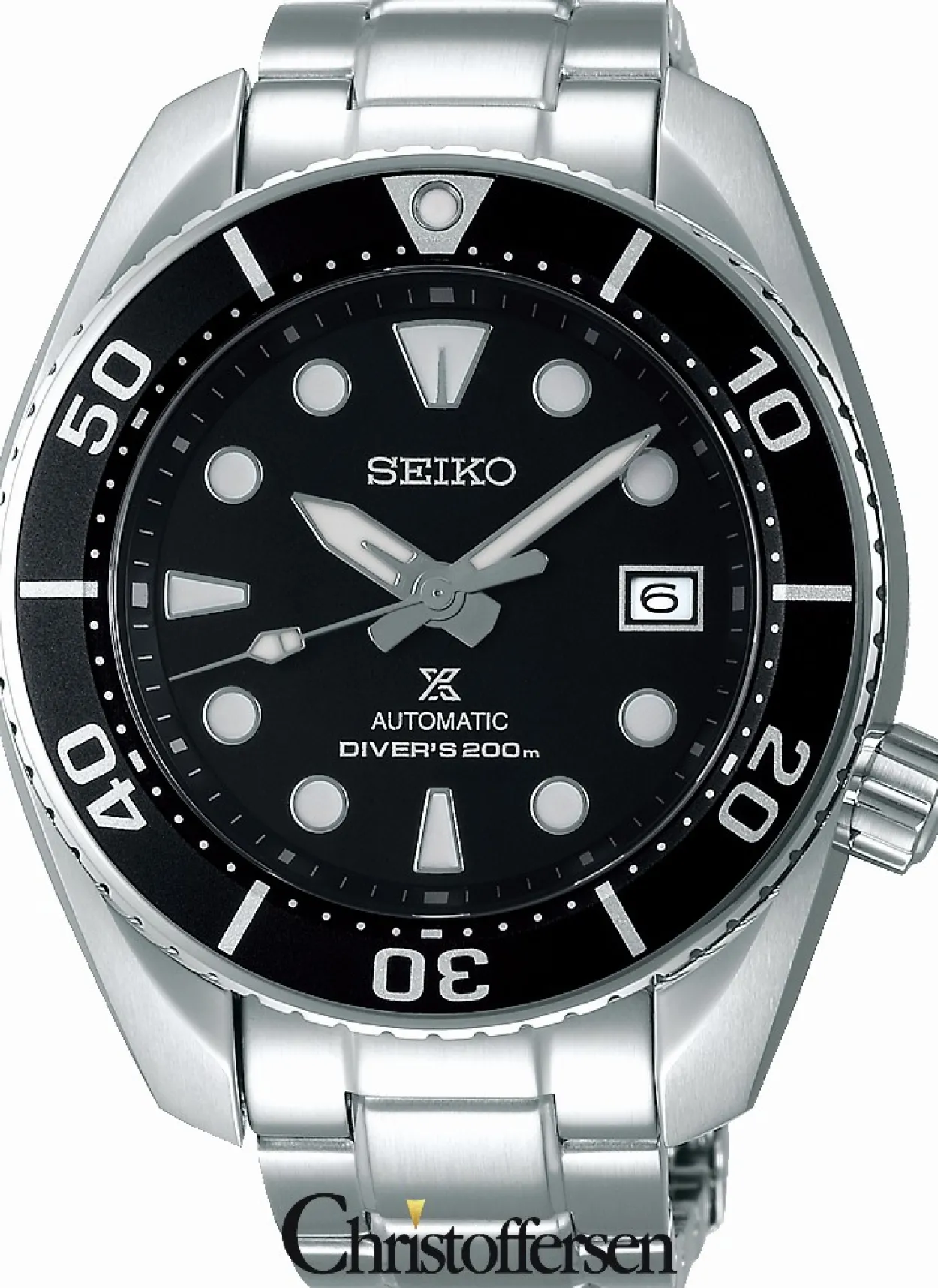SEIKO PROSPEX AUTOMATIK DIVER STÅL LÆNKE - SPB101J1