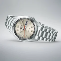 SEIKO 5 SPORT MED CHAMPAGNE FARVET SKIVE - SRPK91K1