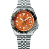 SEIKO 5 SPORTS GMT ORANGE SKIVE MED LÆNKE - SSK005K1