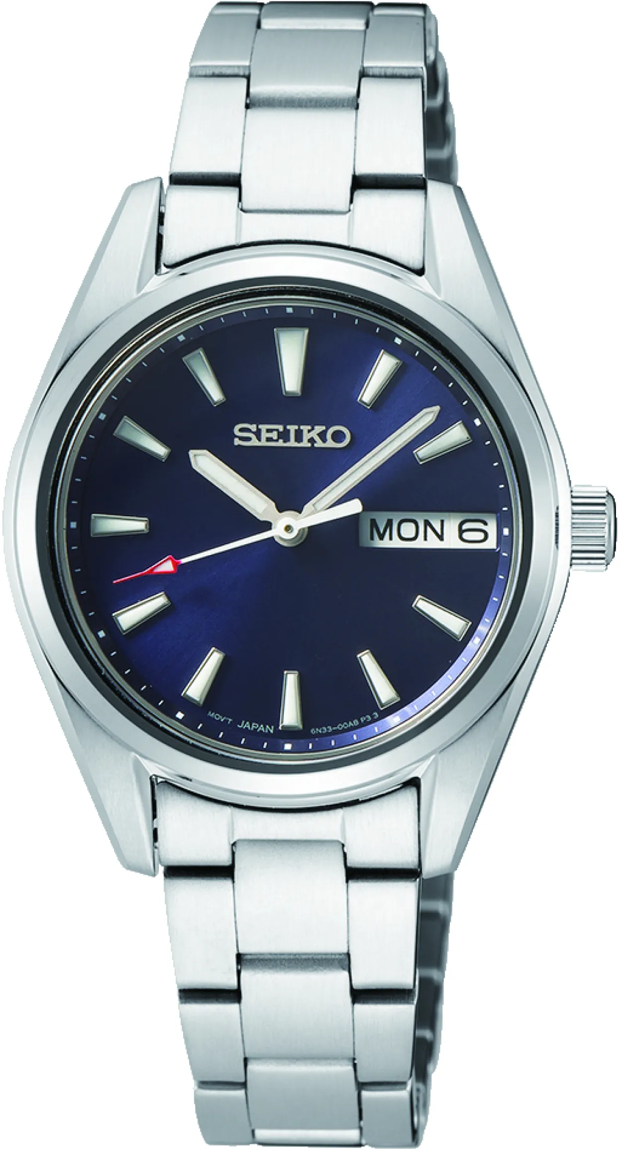 SEIKO UR DAME LÆNKE MED BLÅ SKIVE - SUR353P1