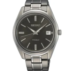 SEIKO UR HEER TITANIUM MED LÆNKE - SUR375P1