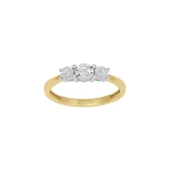 SIERSBØL RING 14 KARAT GULD MED BRILLANTER 0,16 CARAT - 10050060500
