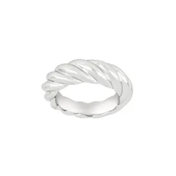 SIERSBØL SHAPE RING SØLV TWISTET - 112 018