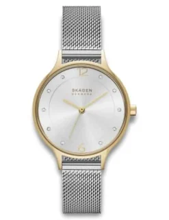 SKAGEN ANITA LILLE UR DAME STÅL MED MESH LÆNKE - SKW2340