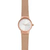 SKAGEN FREJA LILLE UR DAME ROSE MED STEN - SKW2665