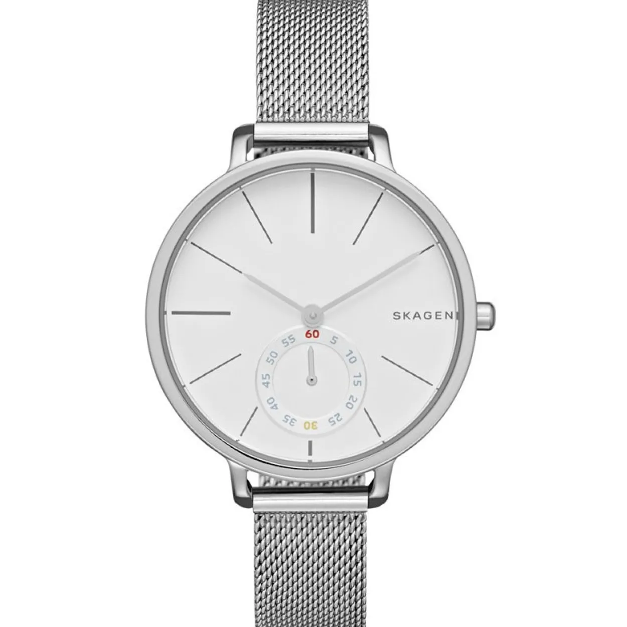 SKAGEN HAGEN UR DAME STÅL MED MESH LÆNKE - SKW2358