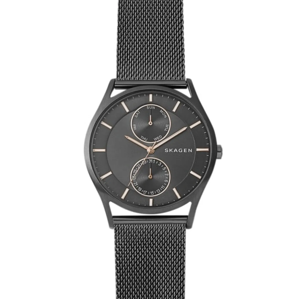SKAGEN HOLST CHRONOGRAPH UR HERRE MED MESH LÆNKE - SKW6180