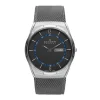 SKAGEN MELBYE TITANIUM HERRE UR MESH MED GRÅ SKIVE - SKW6078