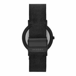 SKAGEN SIGNATUR UR HERRE SORT MED MESH LÆNKE - SKW6579