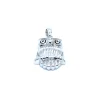 SØLV VEDHÆNG MED UGLE 19X10 MM