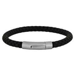 SON OF NOA ARMBÅND SORT KALVESKIND RUNDT 21 CM - 80970289121