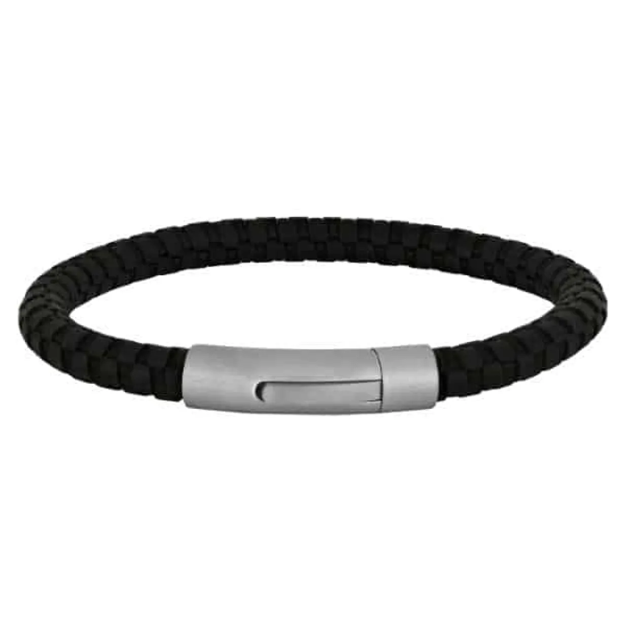 SON OF NOA ARMBÅND SORT KALVESKIND RUNDT 21 CM - 80970289121