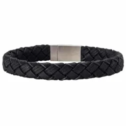 SON OF NOA ARMBÅND SORT KALVESKIND 21 CM 10 MM - 80970039121