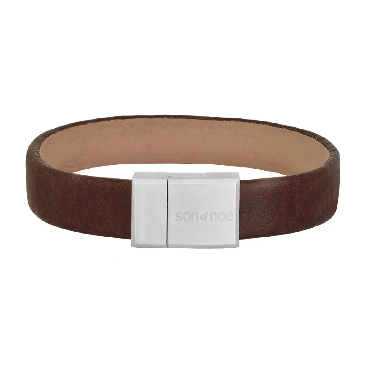 SON OF NOA LÆDER ARMBÅND BRUNT 21 CM