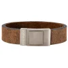 SON OF NOA MØRKEBRUN ARMBÅND 19 CM - 897 001-GREY19