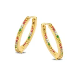 SPIRIT ICONS PASSION HOOP S FORGYLDT MULTI FARVED - 40366