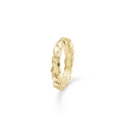 STUDIO Z ELEMENT RING SØLV FORGYLDT UDEN STEN - 7240800