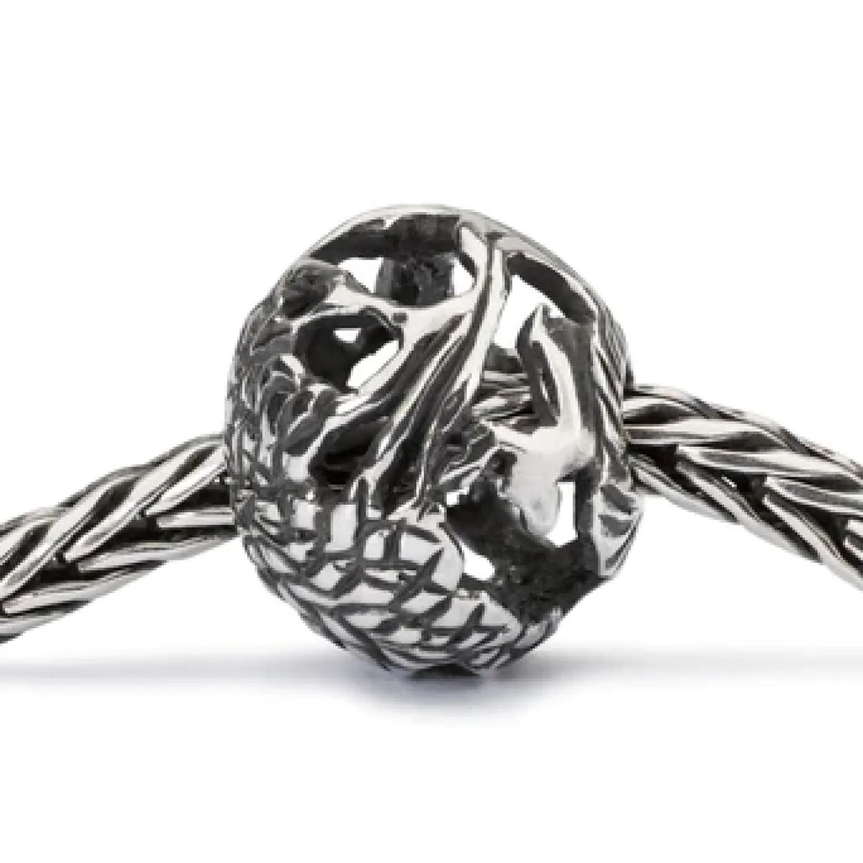 TROLLBEADS ÆDEL HJORT SØLVKUGLE - TAGBE-20183