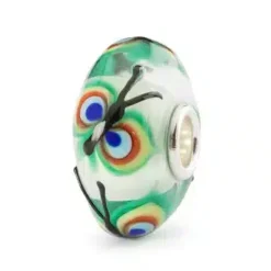 TROLLBEADS FLØJLSVINGER GLASKUGLE - TGLBE-20403