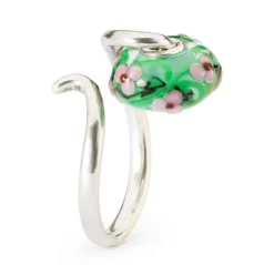 TROLLBEADS FORTRYLLET ROSENHAVE GLASKUGLE - TGLBE-20367
