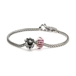 TROLLBEADS GLASKUGLE STJERNESTØV STRIBE - TGLBE-10425