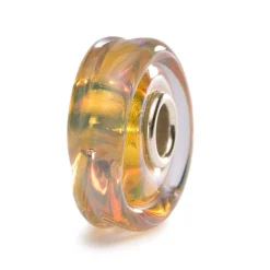 TROLLBEADS 'GYLDEN DAGGRY' GLAS KUGLE - TGLBE-10076
