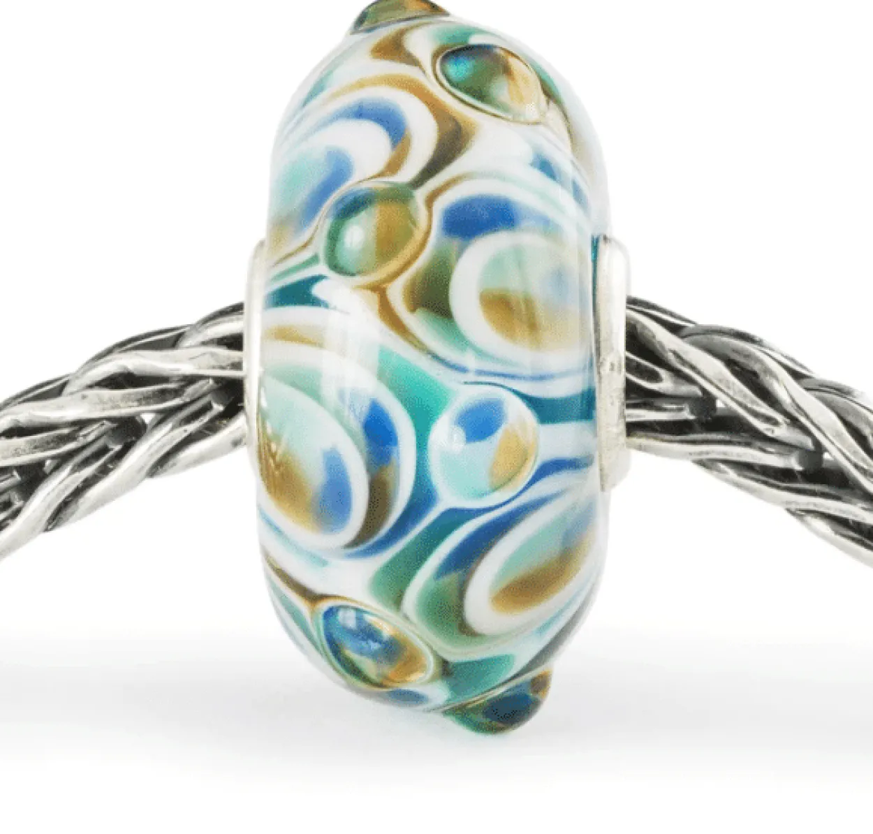 TROLLBEADS HEMMELIGT FORÅR GLASKUGLE - TGLBE-20407
