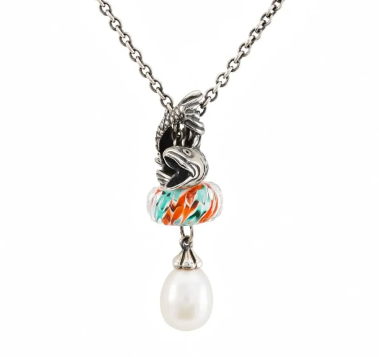 TROLLBEADS KOI KARPE SØLVLED - TAGPE-00088