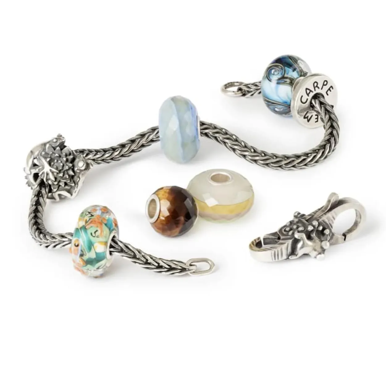 TROLLBEADS LAGUNE VANDSTEN GLASKUGLE - TGLBE-30160