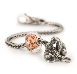 TROLLBEADS LEOPARDMOR SØLVLED - TAGBE-30194