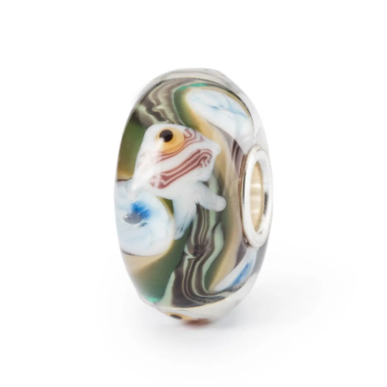 TROLLBEADS LIVET I HAVET GLAS KUGLE - TGLBE-20333