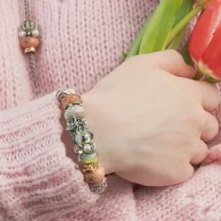 TROLLBEADS LIVETS STRØM GLASKUGLE - TGLBE-30132