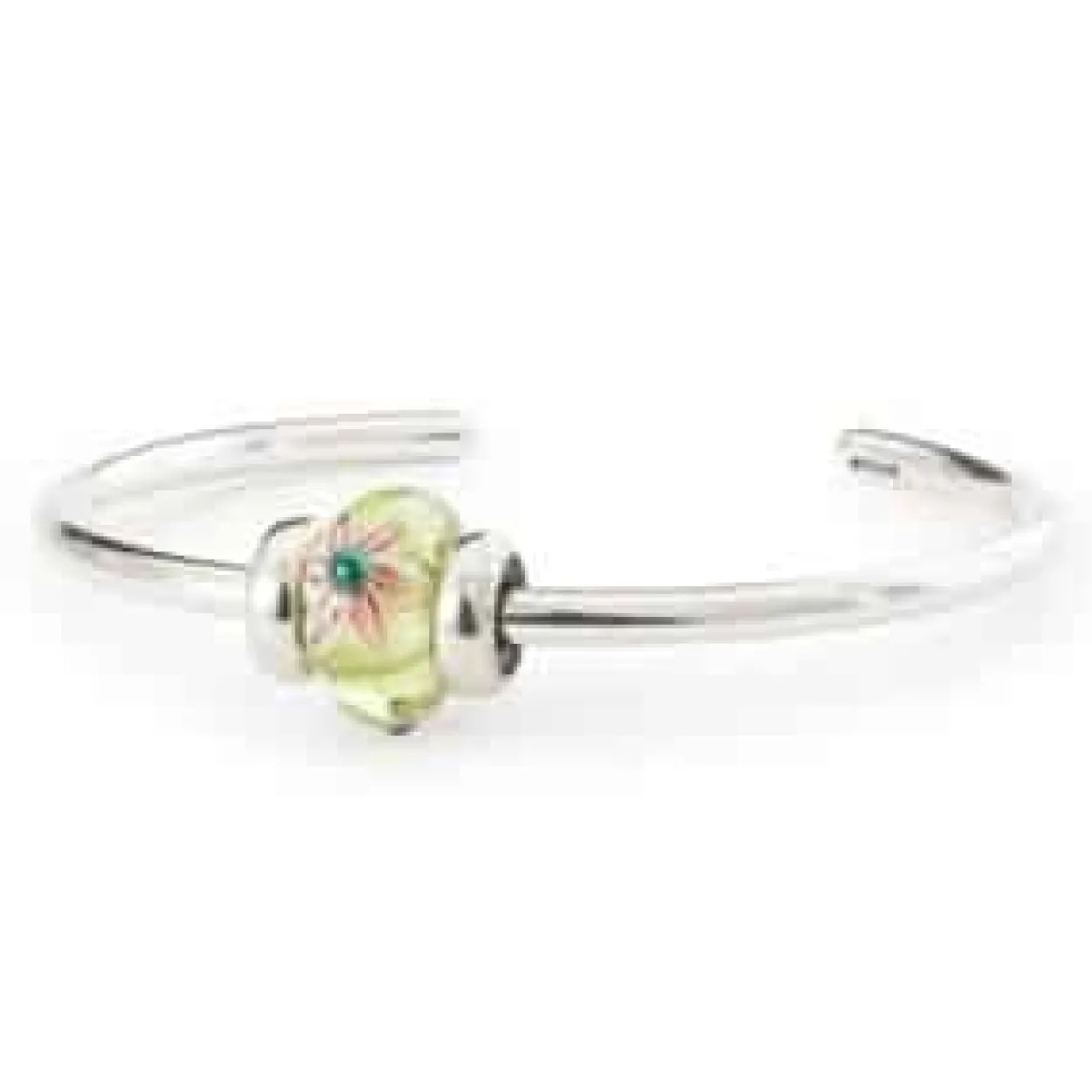 TROLLBEADS PINK FLOWER BEAD- TGLBE-20395