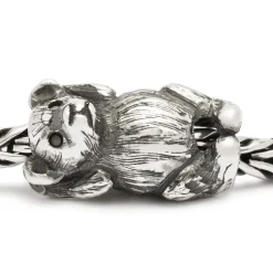 TROLLBEADS PLYSBJØRN SØLV KUGLE - TAGBE-20105
