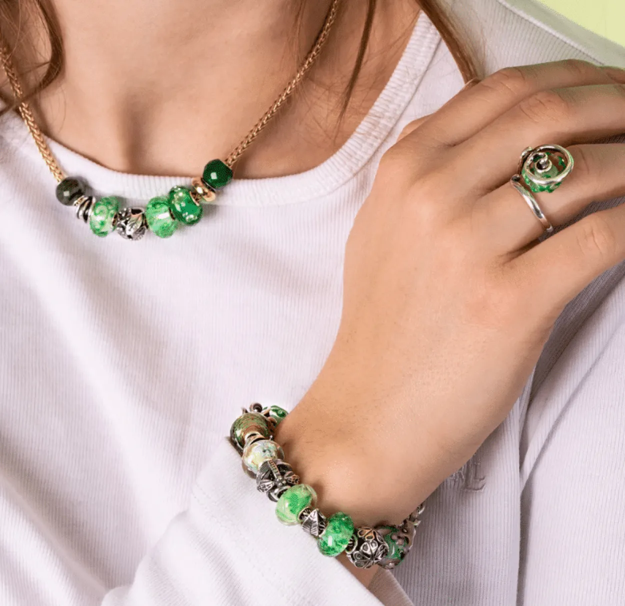 TROLLBEADS SØLV LED FOTRYLLENDE GULDSMED - TAGBE-40131