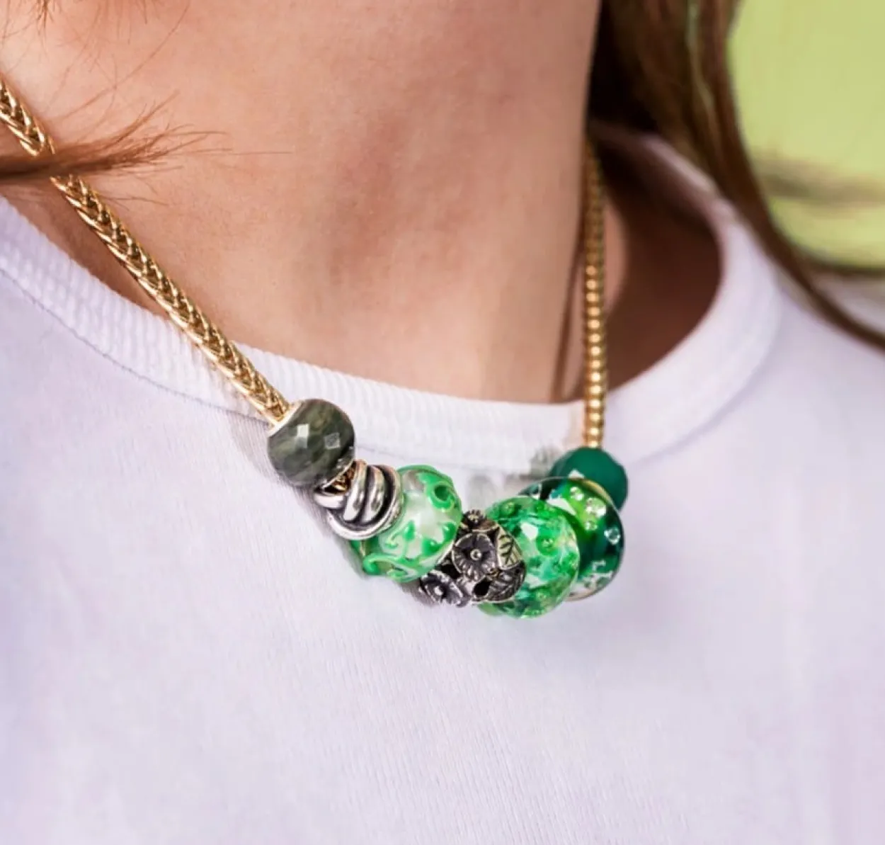 TROLLBEADS STÆRKE BLOMSTER SØLVLED - TAGBE-30193