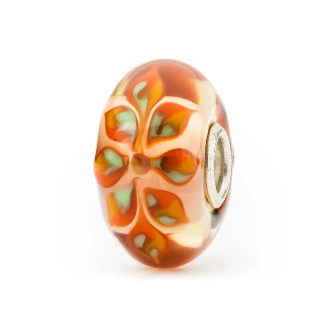 TROLLBEADS 'TIGER LILJE' GLAS KUGLE - TGLBE-20311