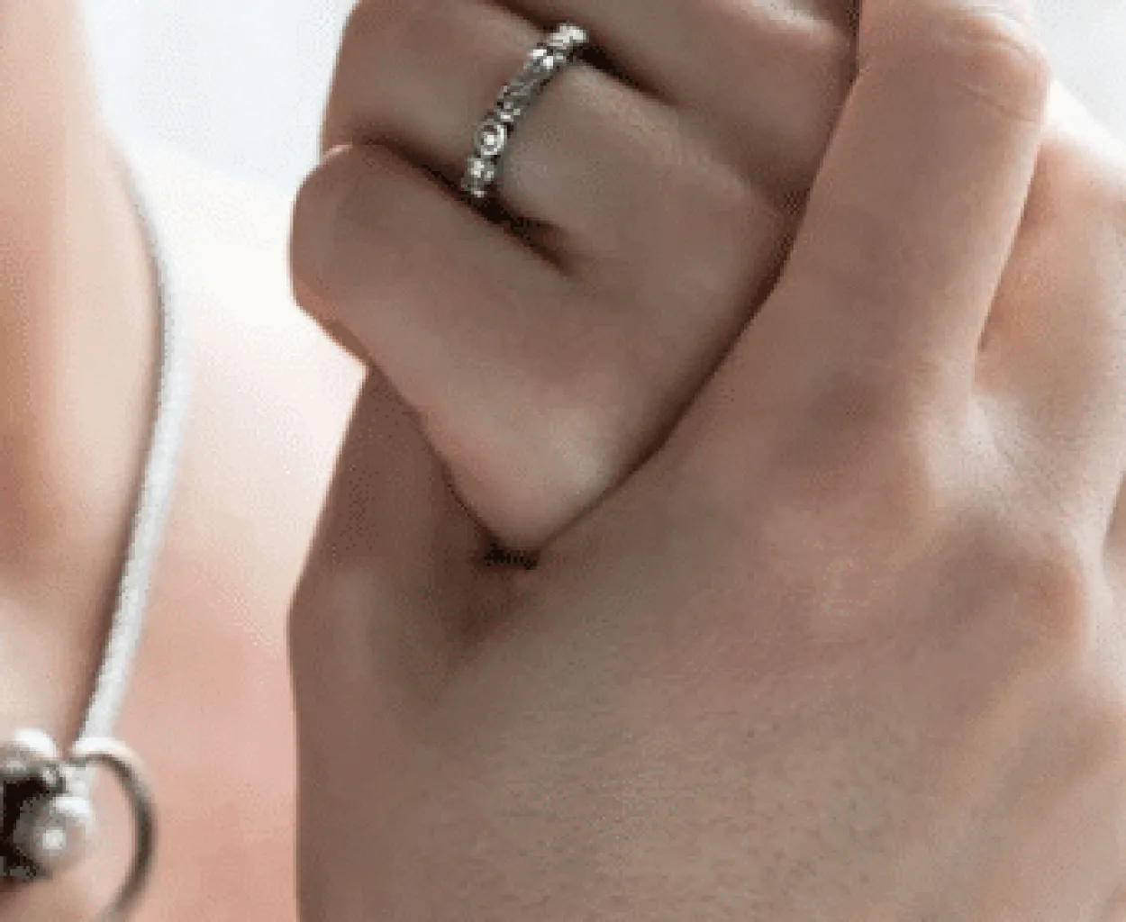 TROLLBEADS TROLDERING MED MØNSTER SØLV STR 55- TAGRI-00154